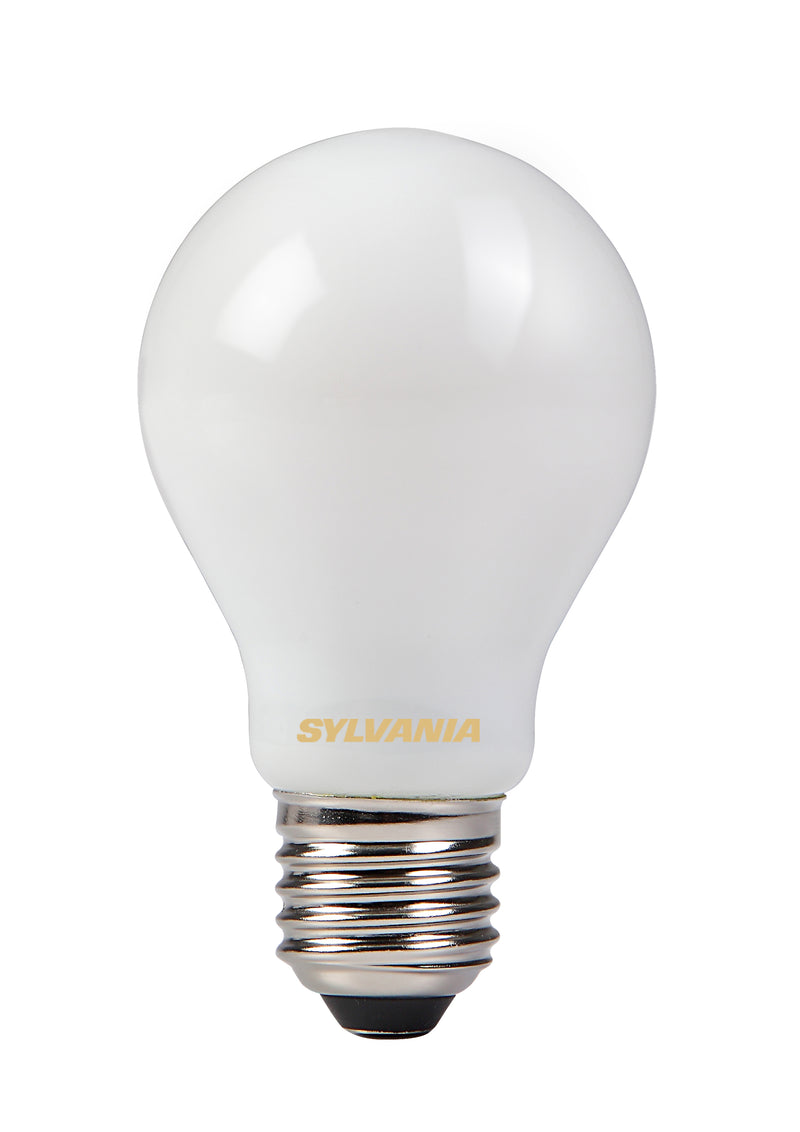 7 W, 806 lm, ToLEDo Retro A60, 2700 K, E27, 60x108 mm, Sylvania Satin-LED-Lampe