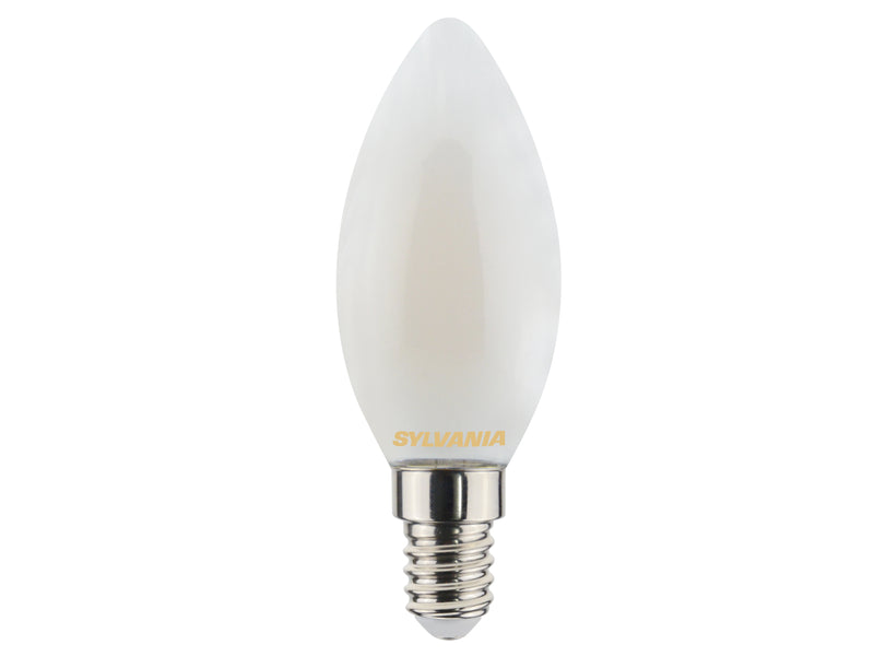 6W, 806lm, ToLEDo Retro Kynttilä, E14, 2700K, 35x97mm, Satiini Led lamppu Sylvania