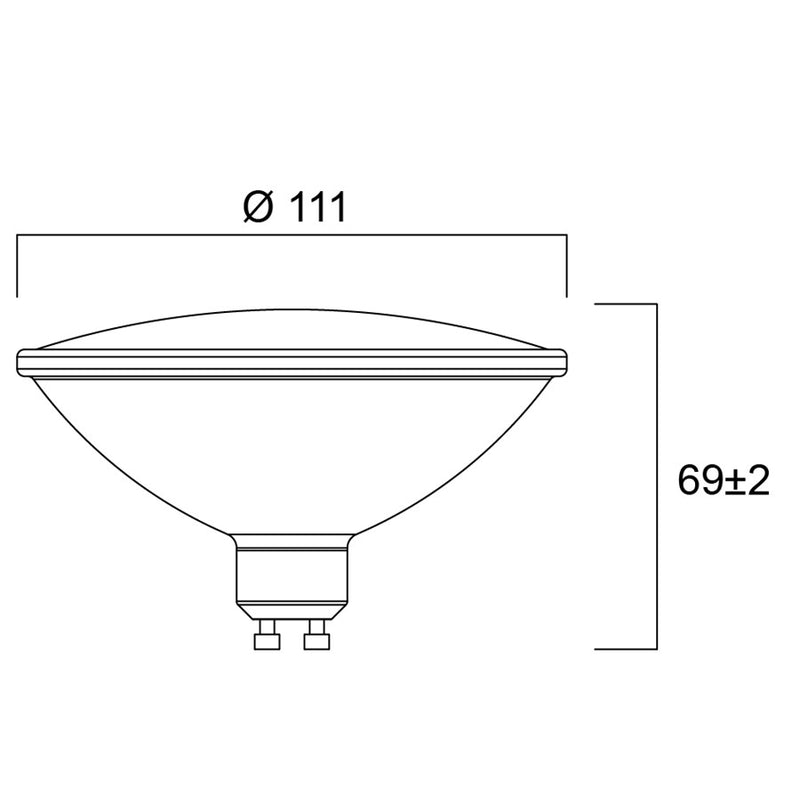 12W, 1150lm, RefLED Retro ES111 25°, GU10, DIM, 3000K, LED lamp Sylvania