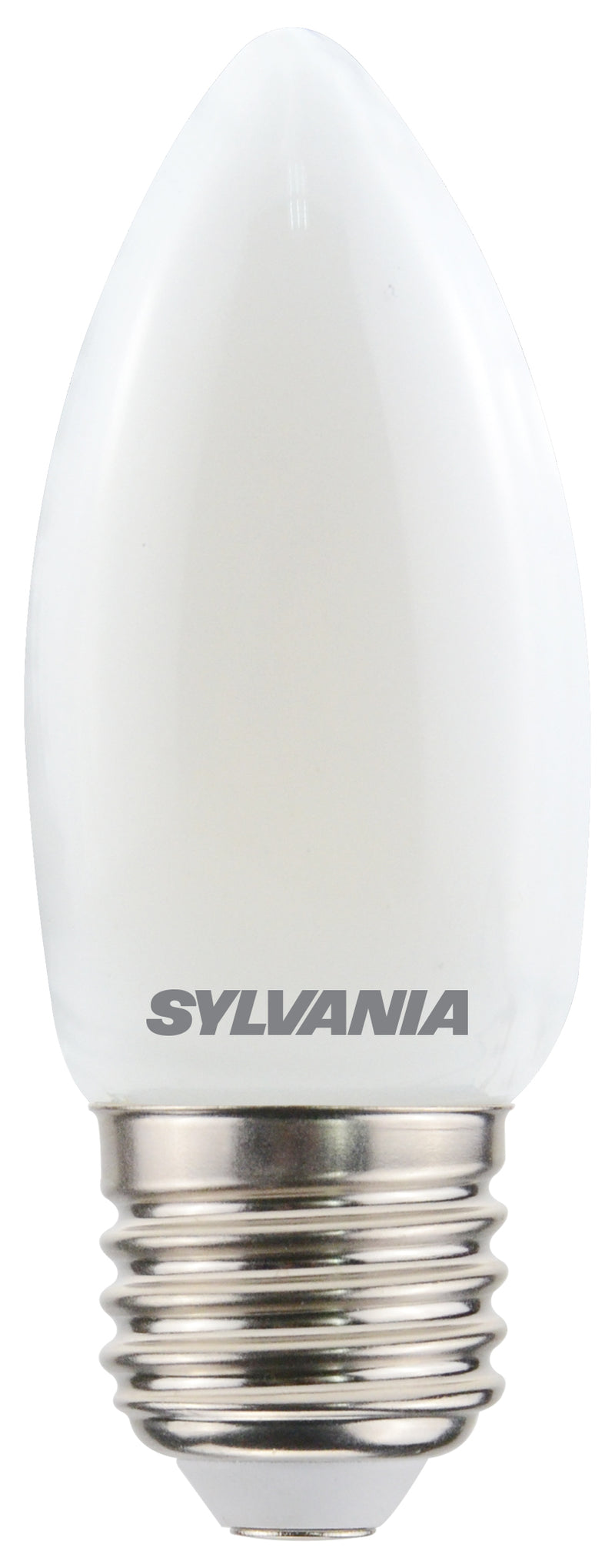 4,5 W, 470 lm, ToLEDo Retro Kerzenform, E27, 2700 K, 35x93 mm, Sylvania Satin LED-Lampe