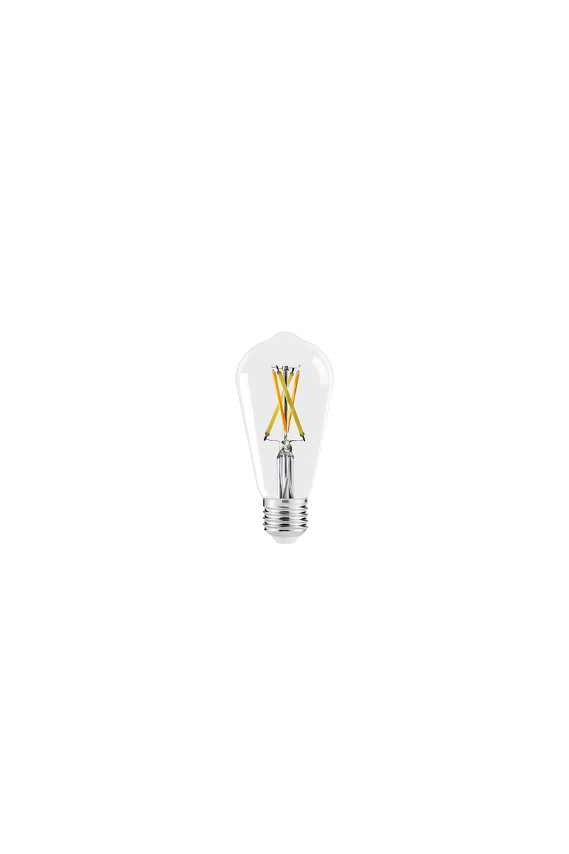 7W, 806lm, ToLEDo Retro SylSmart Home ST64 TW DIM, E27, 2000-6500K, 64x140mm, Sylvania Smart LED Bulb