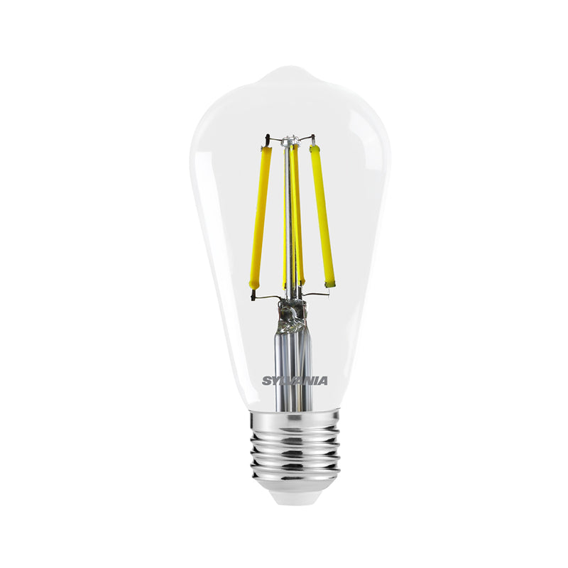 4W, 840lm, ToLEDo Platinum Retro ST64, E27, 2700K, 64x140mm, Kirkas Led lamppu Sylvania