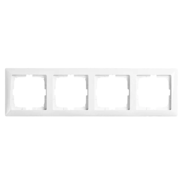 Cover frame Basic 55, 4-part, IP20, White