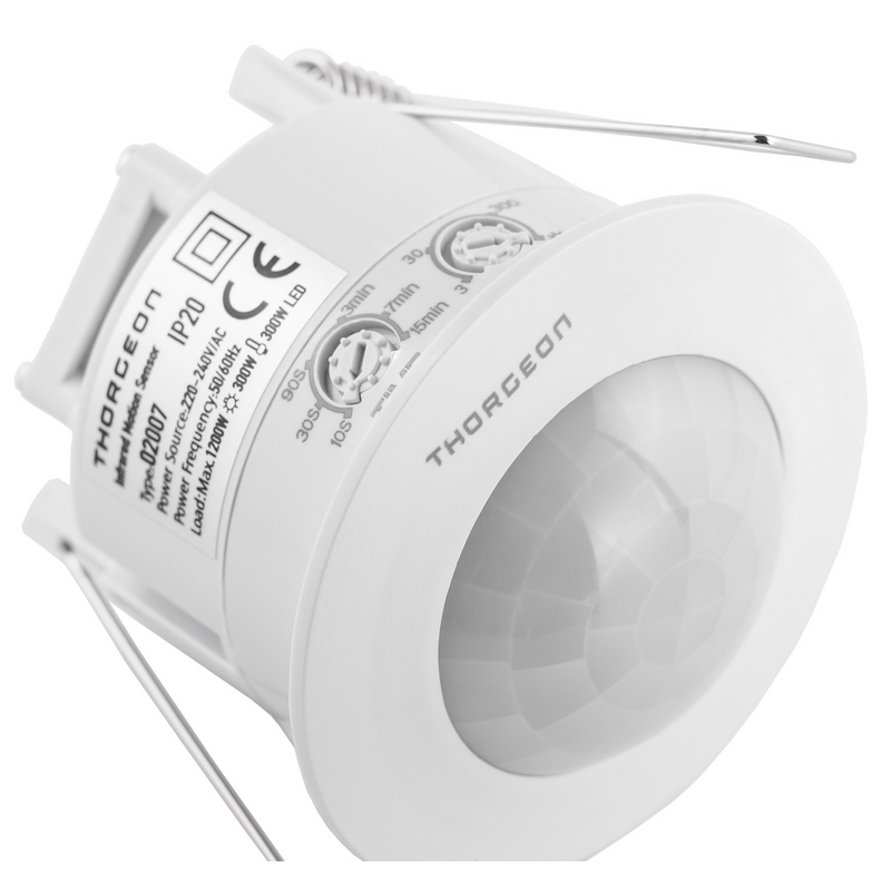 Unterputz-PIR-Bewegungsmelder 6m MAX 800W IP20 Thorgeon
