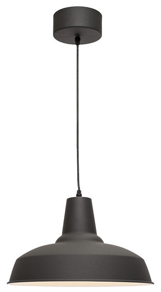 Loft Riippuvalaisin vaihdettavalla E27 polttimolla MAX. 60W Valkoinen ja musta Airam