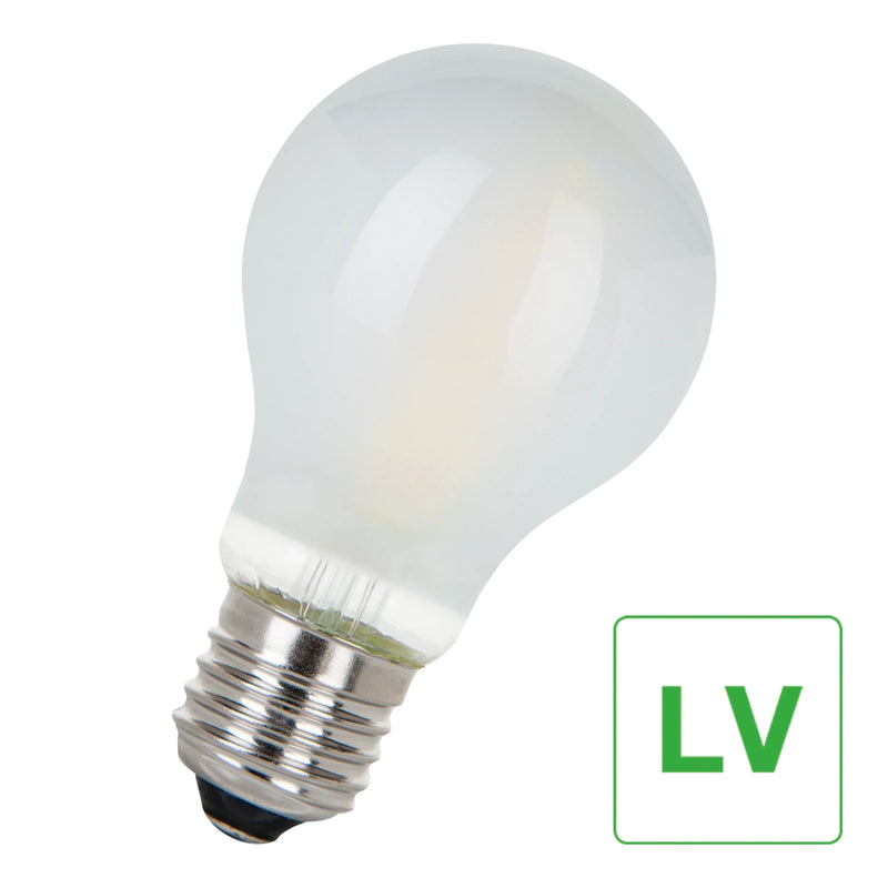LED-Filament-Lampe GLS A60 E27 6W 670lm 2700K 12–24V – Multispannung, klar