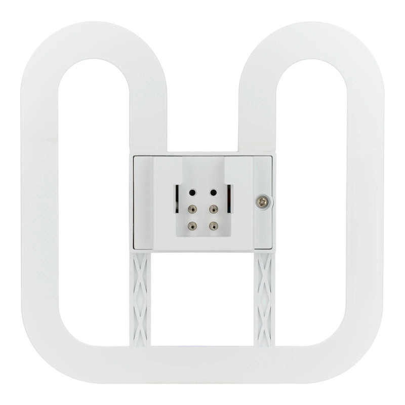 LED-Schmetterlingslampe GR10q 4-Pin 8W 1000lm 3500K opal – Ø137×27mm ersetzt 16W Schmetterlings-Leuchtstofflampe