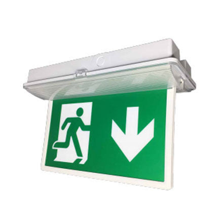Tungsram LED-turvavalo Emergency Exit 5,5W 50lm 6500K IP65 – 192x300mm