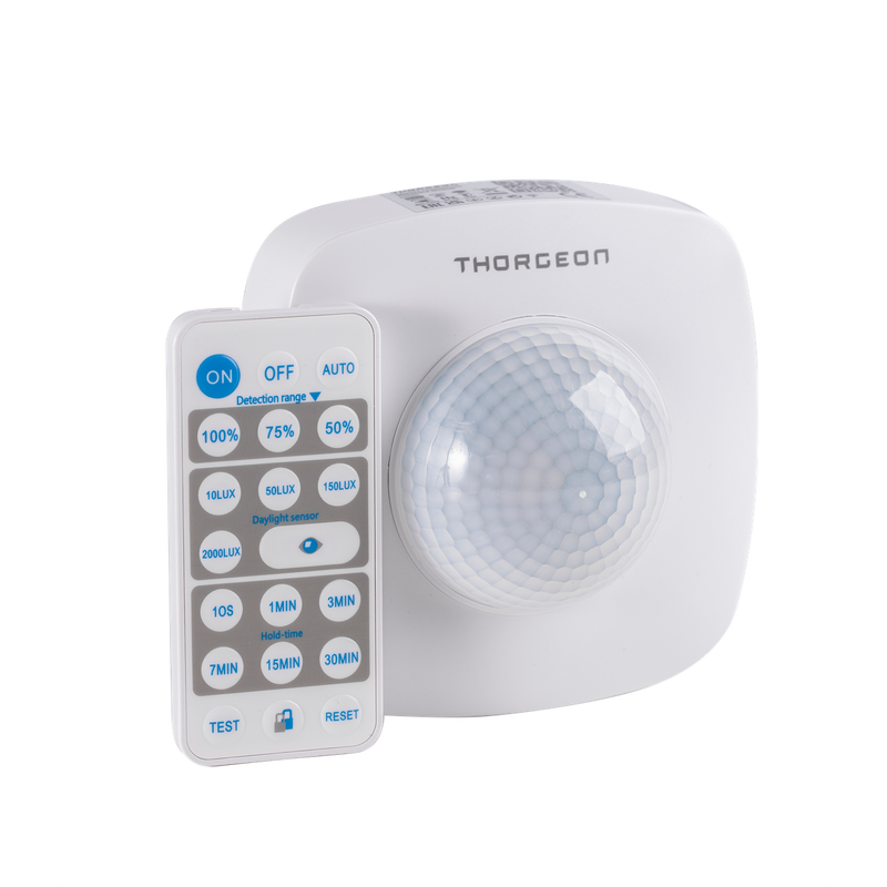 Kauko-ohjattava Läsnäolotunnistin 20m MAX 2000W IP65 Thorgeon