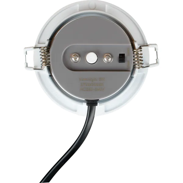 6W, 461lm, Halux LED Slim Downlight, DIM, CCT, 2700K/3000K, IP44, IK04, 31x85mm, White LED Downlight Thorgeon