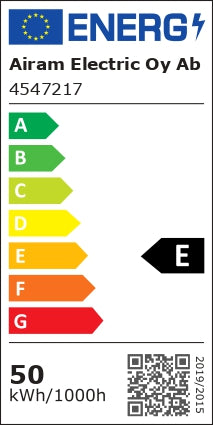 50W, 4000lm, AirFlood IP44, 4000K, IK08, Schwarz PIR-LED-Flutlicht Airam 