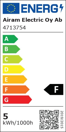 4.9W, 470lm, A60, E27, 2700K, 60x110mm, LED lamppu Hämärätunnistimella Airam