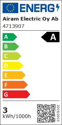 2.2W, 470lm, A60, E27, 60x108mm, Filamentti LED lamppu Airam