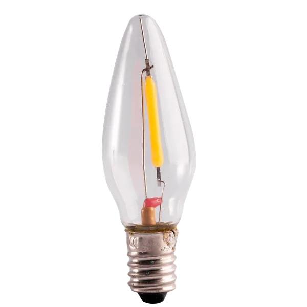 Thorgeon LED-pienoislamppu E10 0,2W 12lm 2100K 8–55V, 3 kpl – 13x46mm