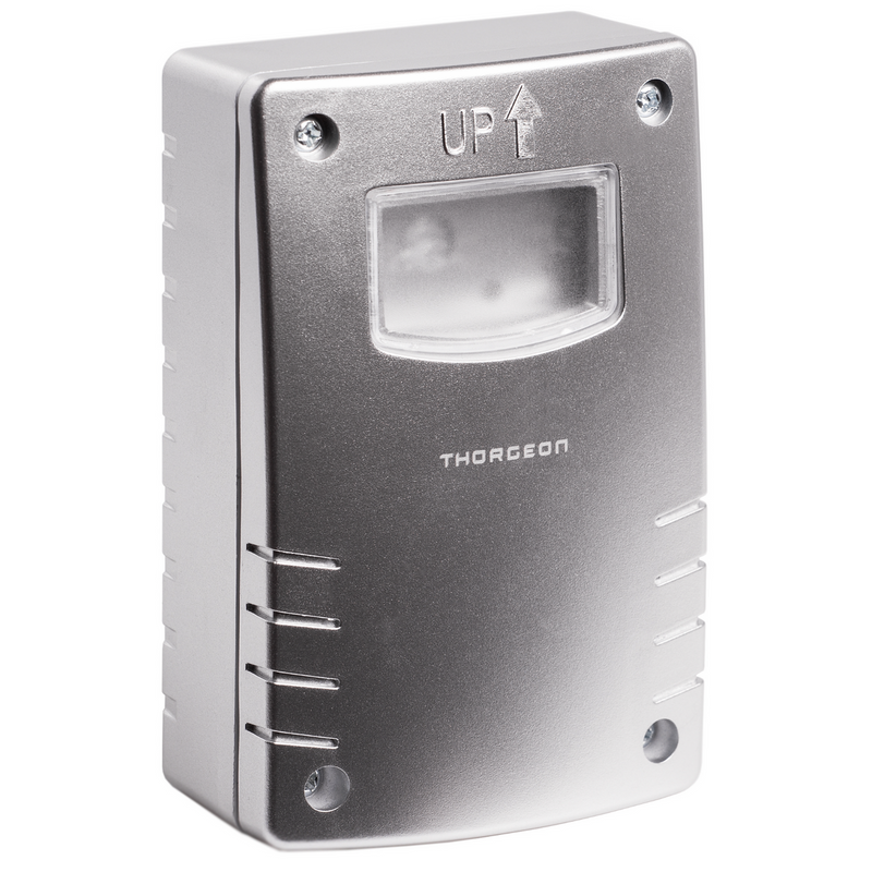 Hämäräkytkin automaatti ohjauksella MAX 1200W IP44 Hopea Thorgeon