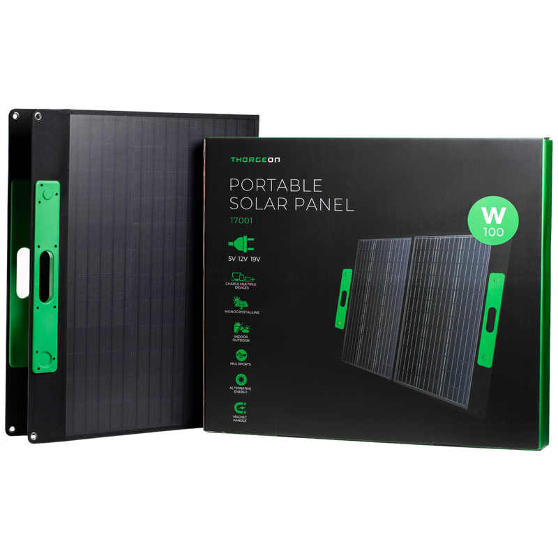 Portable Solar Panel 100W Thorgeon