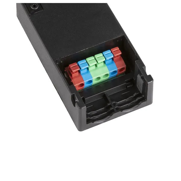 6W, 480lm, EASY-INSTALL Slim LED, IP44, 4000K, DIM, 39x87mm, Musta LED alasvalo SLV
