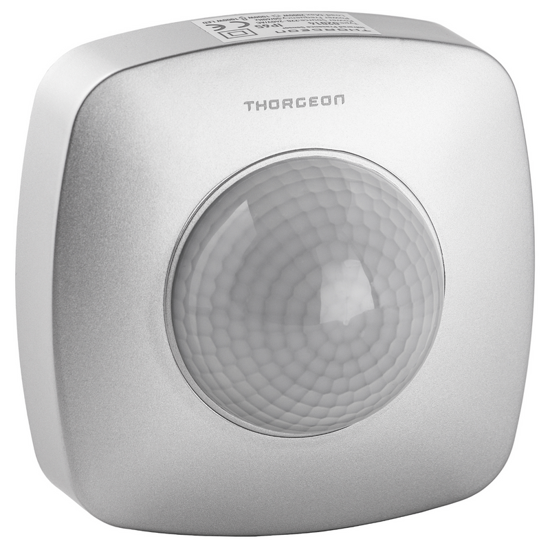 Präsenzmelder 20m MAX 2000W IP65 Silber Thorgeon