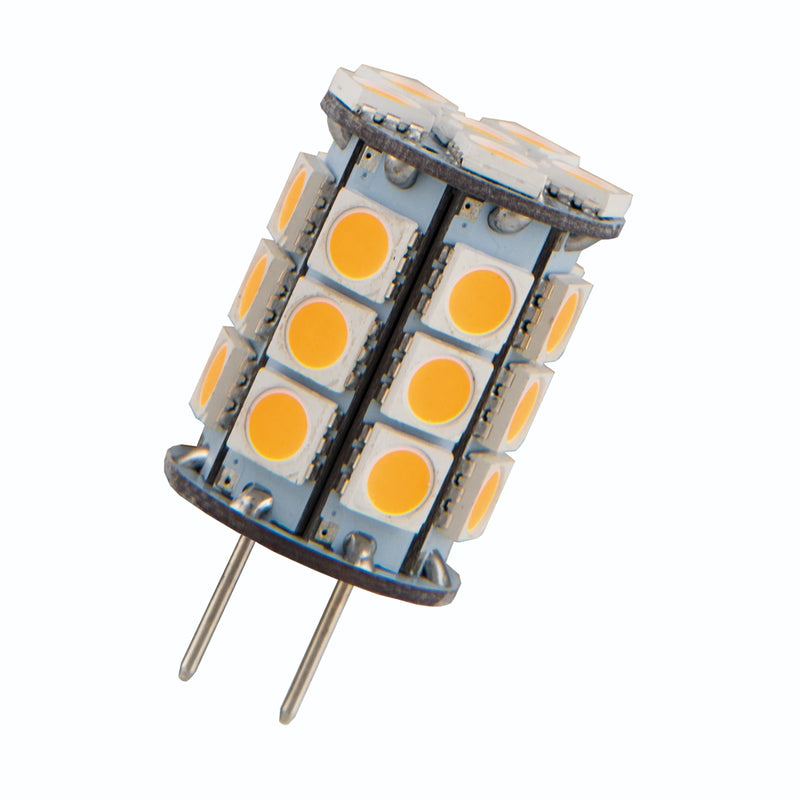 LED-Lampe GY6.35 3W 350lm 3000K 10–30V – Multivoltage, 19x35mm, kompakt