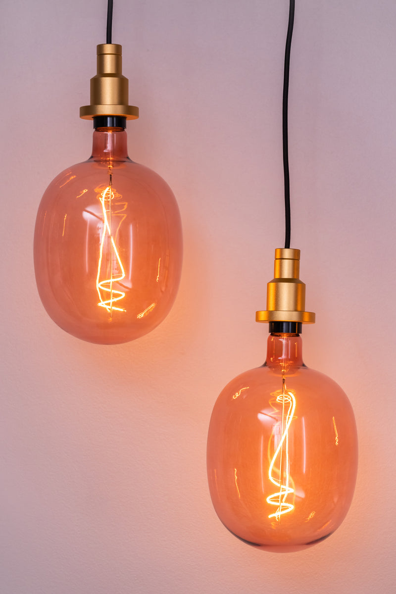 4.5W, 220lm, Vintage 1906 Ballon Filament Pink DIM, E27, 1600K, 170x270mm, LED Sisustuslamppu Osram