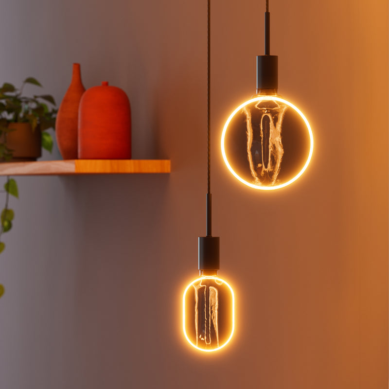 4W, 110lm, Vintage 1906 Globe Filament SMOKE DIM, E27, 1800K, 100x189mm, LED Sisustuslamppu Osram