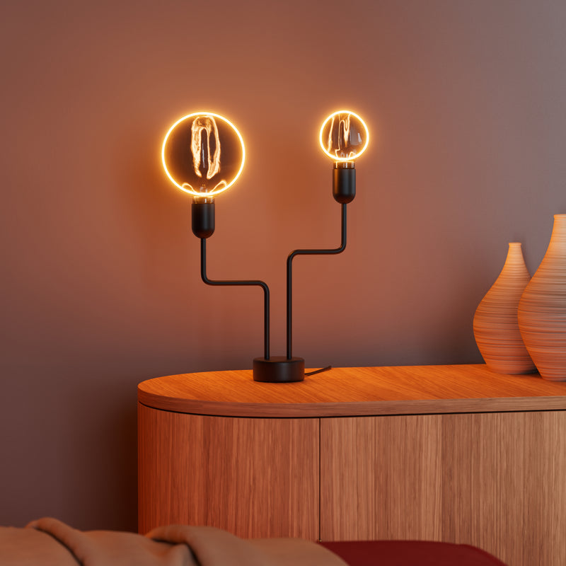 4W, 110lm, Vintage 1906 Globe Filament SMOKE DIM, 1800K, E27, 130x171mm, LED sisustuslamppu Osram