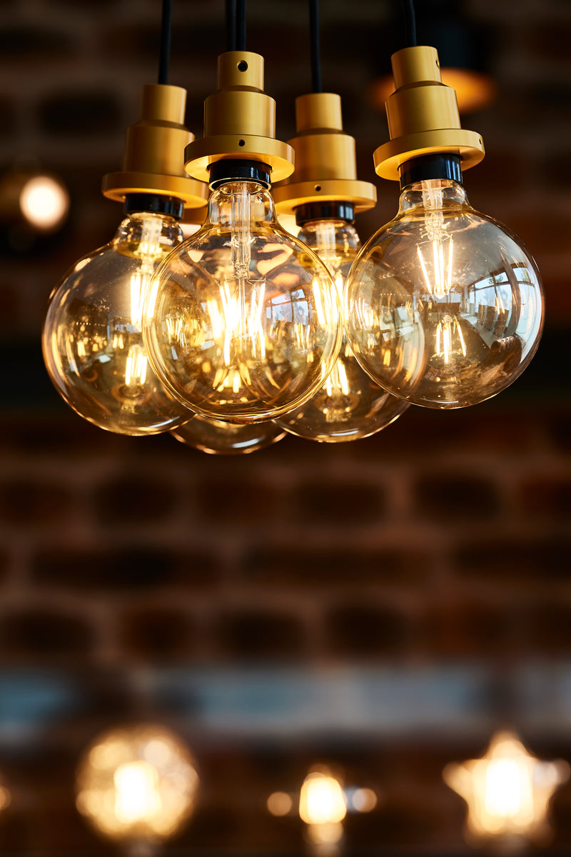 4W, 300lm, Vintage 1906 Big Globe Filament GOLD ,E27, 2000K, 200x290mm, LED Sisustuslamppu Osram