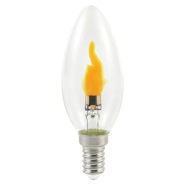 Thorgeon LED Flicker Flame liekkikynttilälamppu B35 E14 0,5W 1800K kirkas – Ø36×100mm efektivalo