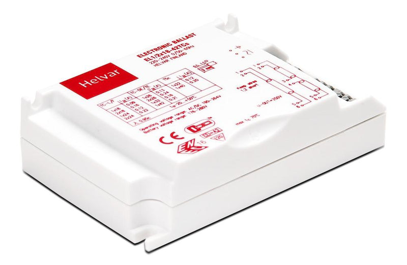 EL1/2x18-42TCs Elektroninen liitäntälaite Helvar