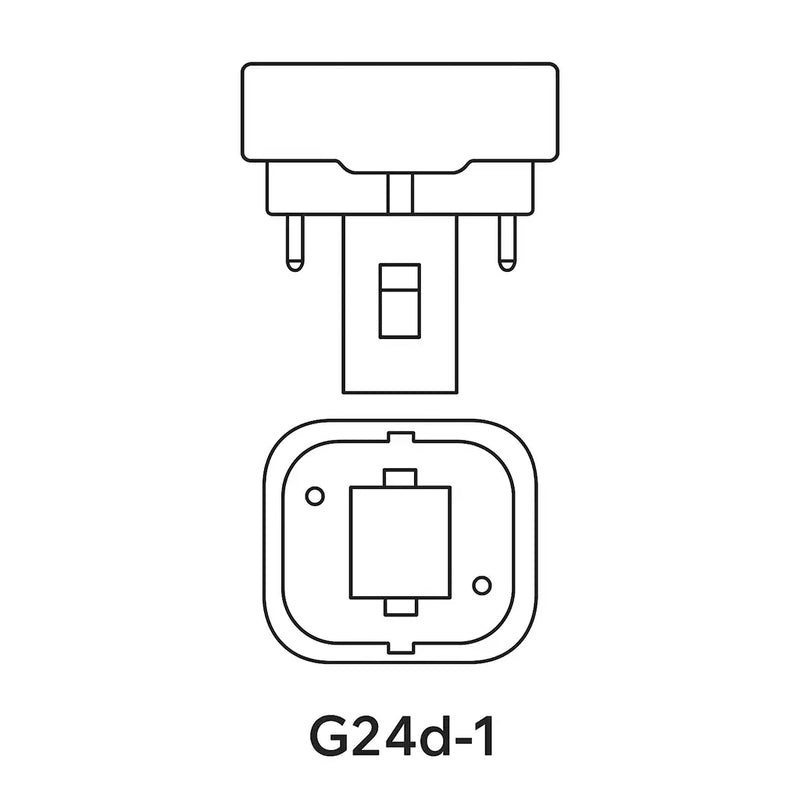 13W, 870lm, G24d-1 2P, 26x136mm, Pistokantalamppu Patron