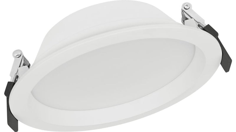 14W, 1190lm, Downlight Alu, IP44/IP20, 3000K, 52x160mm, Led alasvalo Ledvance