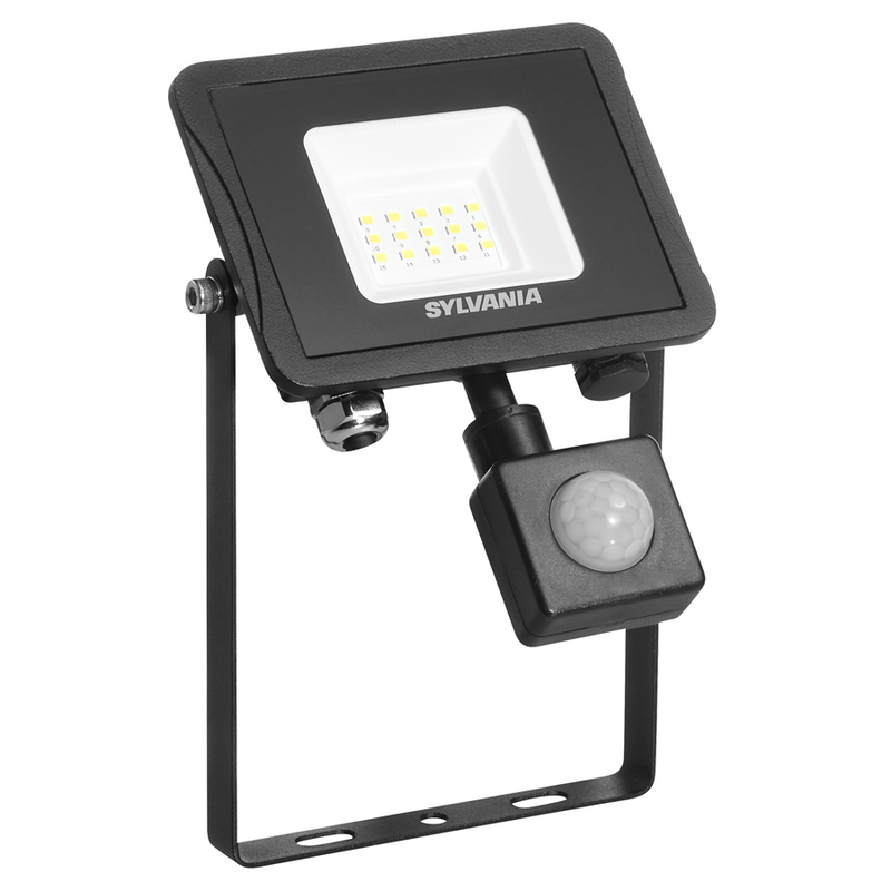 27W, 3000lm, Start Flood PIR-versio IP65, IK05, 4000K, LED valonheitin Sylvania