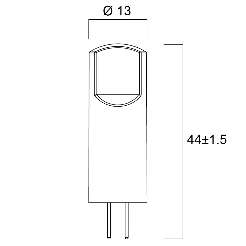 12V, 2.6W, 300lm, ToLEDo Retro, GY6.35, 2700K, 14x40mm, Sylvania LED lamp