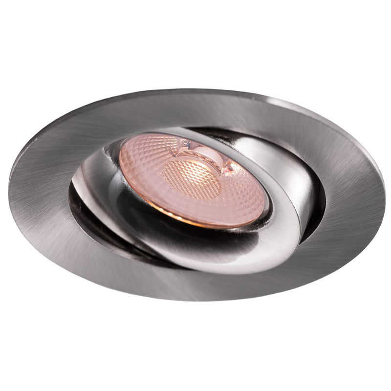 10W, 800lm, LED Downlight, DIM, CCT, 40°, IP44, IK04, 3000K/4000K/5700K, 83-88mm, Nikkeli LED alasvalo Thorgeon