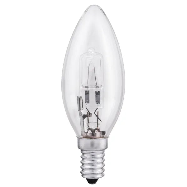 240V, 18W, 181lm, B35, E14, 35x97mm, Halogeenikynttilälamppu Patron