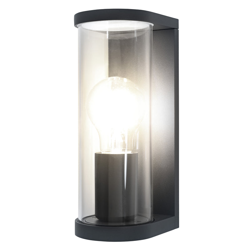 Endura Classic Tubular Wall, E27, IP44, IK03, Außenwandleuchtengehäuse Osram