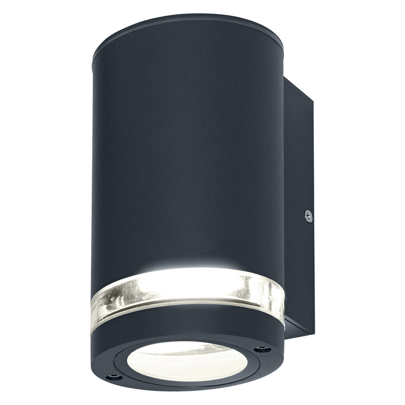 Endura Classic Beam Gap Wall Down DARK GRAY, GU10, IP44, IK03, Ulkoseinävalaisinrunko Osram