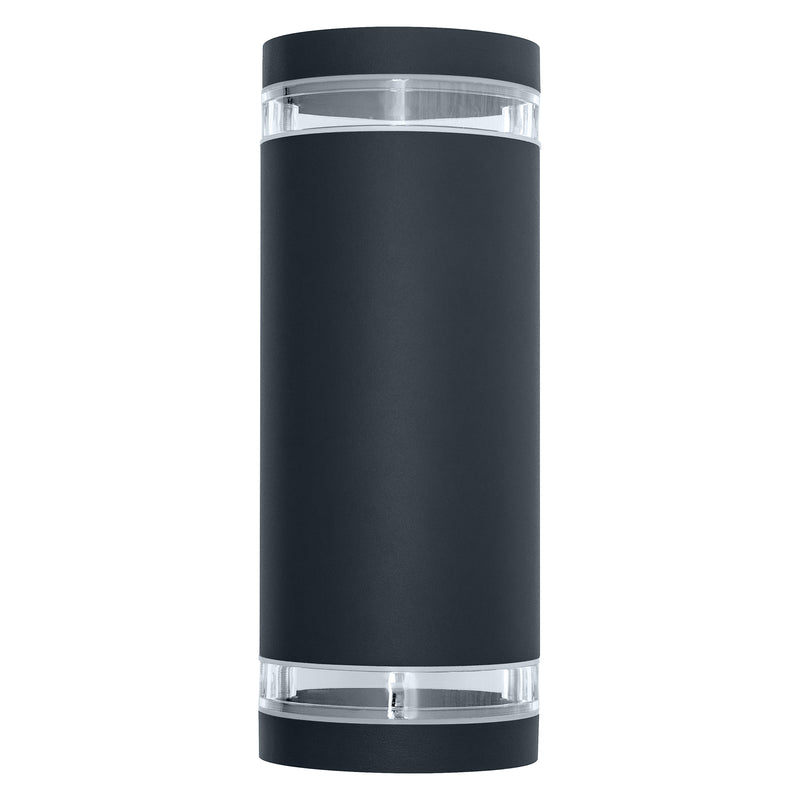 Endura Classic Beam Gap Wall UpDown DUNKELGRAU, 2XGU10, IP44, IK03, Außenwandleuchtengehäuse Osram