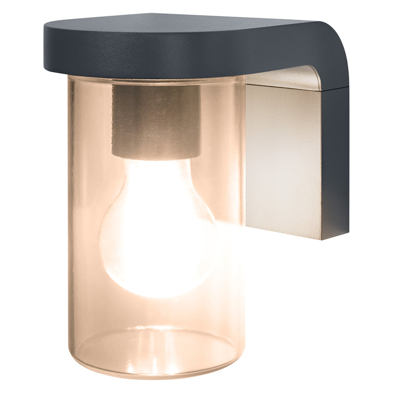 Endura Classic Cascade Wall AMBER, E27, IP44, IK03, Ulkoseinävalaisinrunko Osram