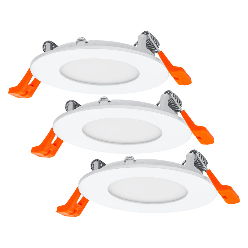 4.5W, 3x240lm, Downlight Slim Set 3x85mm, 3000K, IP20, LED alasvalosetti Osram