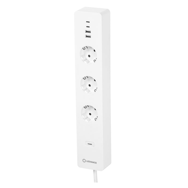 Smart+ Wifi Multi Power Socket, IP20, 65x350mm, Älyjatkojohto Osram