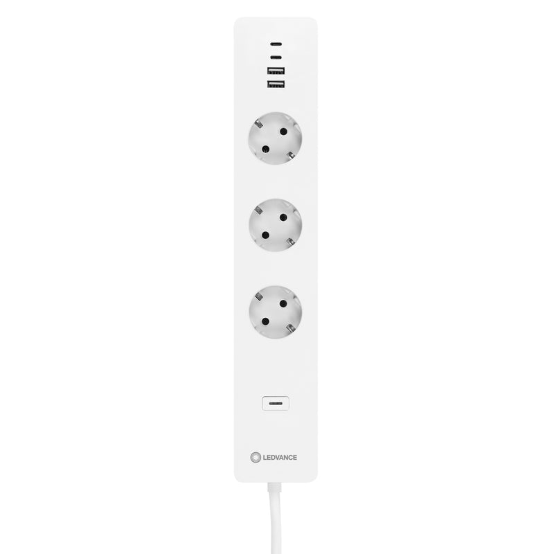 Smart+ Wifi Multi Power Socket, IP20, 65x350mm, Älyjatkojohto Osram