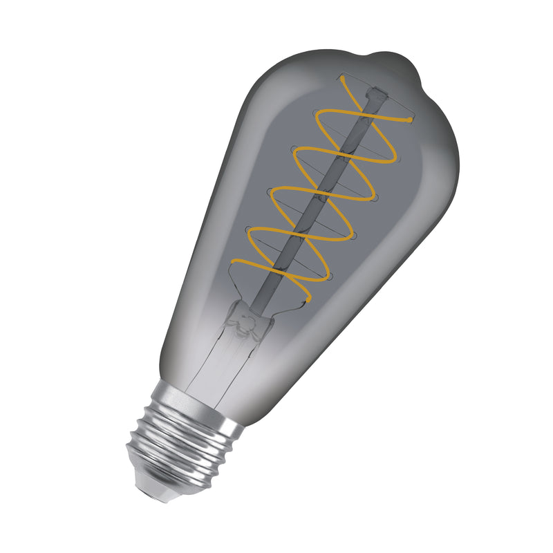 7,8 W, 360 lm, Vintage 1906 Edison Filament SMOKE DIM, E27, 1800 K, 64x140 mm, LED-Dekorationslampe Osram