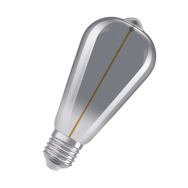2.2W, 60lm, Vintage 1906 Edison Filament Magnetic SMOKE, E27, 1800K, 64x140mm, LED Sisustuslamppu Osram