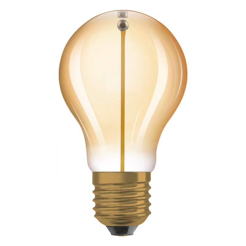 1.8W, 80lm, Vintage 1906 Classic Filament Magnetic GOLD, E27, 2700K, 60x105mm, LED Sisustuslamppu Osram