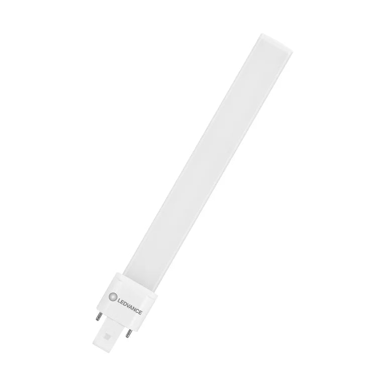 6W, 630/700lm, Dulux S EM & AC Mains Value, G23, 32x220mm, LED Pistokantalamppu Ledvance