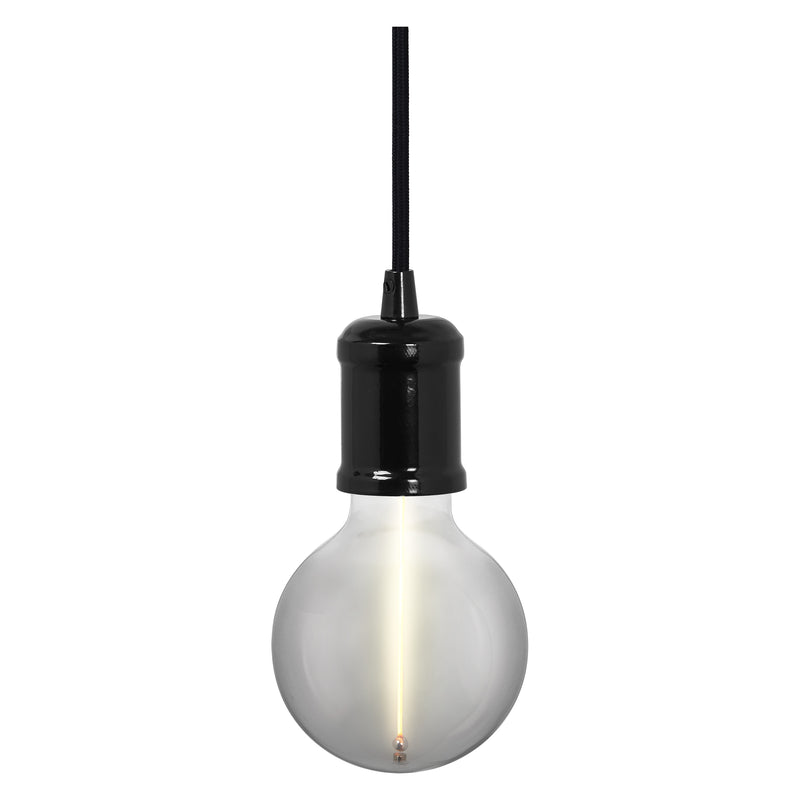 Vintage 1906 PenduLum Bobbin Black Matt, E27, IP20, 100x1625mm, Pendant lamp Osram