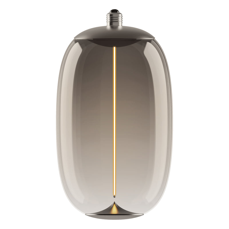 4W, 120lm, Vintage 1906 Big Elipse Oval Filament Magnetic Smoke, 1800K, E27, 200x370mm, LED Sisustuslamppu Osram