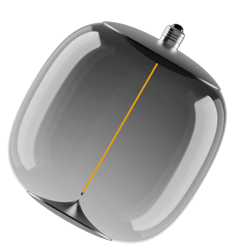 4W, 100lm, Vintage 1906 Big Oval Filament Magnetic Smoke, E27, 1800K, 250x300mm, LED Sisustuslamppu Osram
