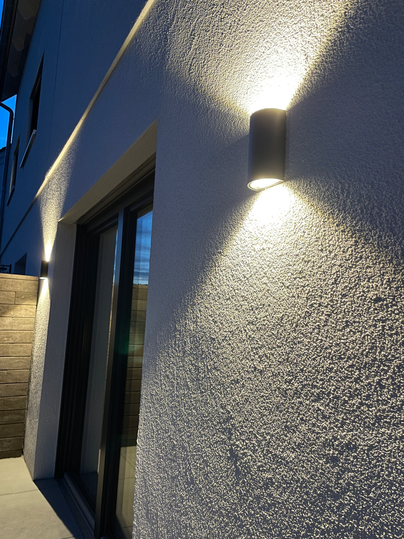 12W, 700lm, Endura Style UpDown Wall DARK GRAY, 3000K, IP44, IK06, LED Ulkoseinävalaisin Osram